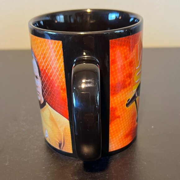 Vintage STAR TREK Captain Kirk & Spock WARP SPEED Mug ~ William Shatner ~ Nimoy - Picture 7 of 10